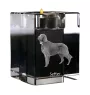 Setter anglais, Setter laverack I - Bougeoir avec photo de chien, porte bougie en cristal, cadeau personnalisé par la marque Art-Dog
