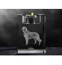 English setter, Lawerack, Laverack I - Candle holder with dog photo, crystal tealight holder, personalised gift by Art-Dog brand