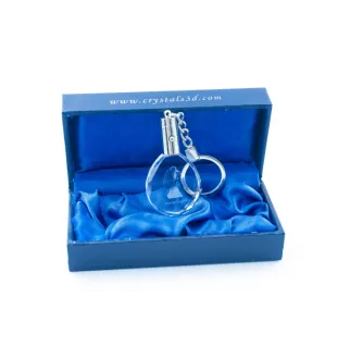 English Springer Spaniel - pendant with a photo of a dog, crystal key ring in a gift box, a unique gift by Art-Dog