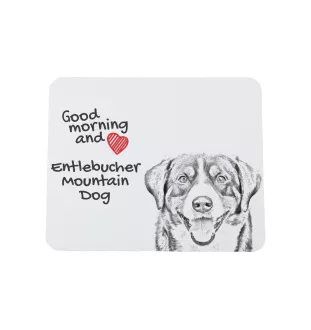Entlebucher Sennenhund - Mauspad mit Druck, personalisiertes Mauspad mit Hund, einzigartiges Gadget für Büroangestellte von Art-Dog.