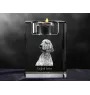 Seter angielski świecznik kryształowy z psem Art-Dog