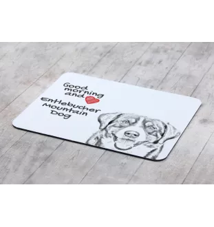 Bouvier de l'Entlebuch - tapis de souris personnalisé avec impression, tapis de souris personnalisé avec chien, accessoire unique pour employé de bureau de la marque Art-Dog