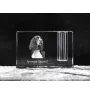 English Springer Spaniel - Stifthalter, Kristallorganizer mit Hundefoto, einzigartige Schreibtischdekoration der Marke Art-Dog