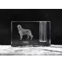 English setter, Lawerack, Laverack I - Pen stand, crystal organiser with dog photo, unique desk decoration by Art-Dog brand