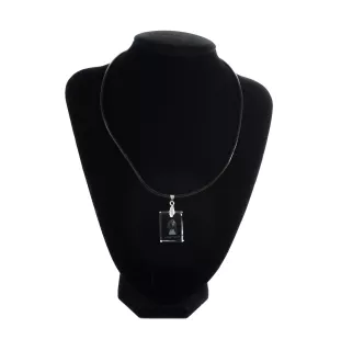 English Springer Spaniel, Springer anglais - Pendentif chien en cristal, collier photo, bijoux uniques par Art-Dog