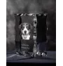 Entlebucher Mountain Dog, Entelbuch Cattle Dog - crystal with a picture of a dog, glass statuette with a picture, unique frame with a picture from Art-Dog brand
