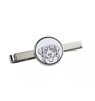 Entlebucher Mountain Dog, Entelbuch Cattle Dog - tie clip with a dog, personalized tie clip, a unique gift for a man from the Art-Dog brand