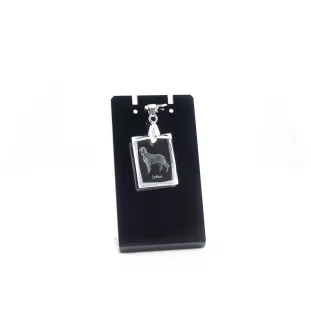 English setter, Lawerack, Laverack I - Crystal dog pendant, photo necklace, unique jewellery by Art-Dog