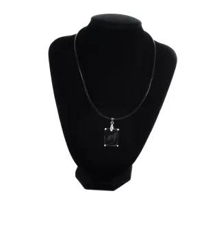 English setter, Lawerack, Laverack I - Crystal dog pendant, photo necklace, unique jewellery by Art-Dog