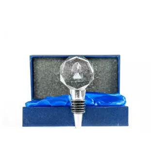 English Springer Spaniel - Flaschenverschluss, Weinverschluss aus Kristall mit Foto, personalisiertes Geschenk für Barkeeper der Marke Art-Dog