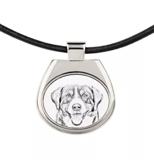Entlebucher Mountain Dog, Entelbuch Cattle Dog - dog necklace, personalized pendant with a photo, unique necklace for women and men by Art-Dog brand