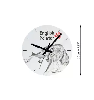 Entlebucher Mountain Dog, Entelbuch Cattle Dog - wall clock with a dog, shelf clock with a print, personalized home decoration from the Art-Dog brand