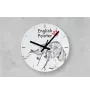 Entlebucher Mountain Dog, Entelbuch Cattle Dog - wall clock with a dog, shelf clock with a print, personalized home decoration from the Art-Dog brand