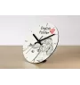 Entlebucher Mountain Dog, Entelbuch Cattle Dog - wall clock with a dog, shelf clock with a print, personalized home decoration from the Art-Dog brand