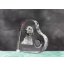 Setter anglais, Setter laverack - horloge en cristal avec une photo de chien, horloge de table en forme de cœur, horloge debout personnalisée de la marque Art-Dog