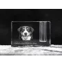 Entlebucher Mountain Dog, Entelbuch Cattle Dog - Pen stand, crystal organiser with dog photo, unique desk decoration by Art-Dog brand