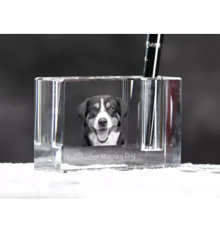 Entlebucher penholder kryształowy z psem Art-Dog