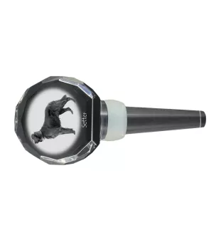 Setter anglais, Setter laverack I - Bouchon de bouteille en cristal, bouchon de vin unique avec photo, cadeau personnalisé pour sommelier par la marque Art-Dog