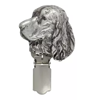 Springer spaniel angielski clipring posrebrzany w pudełku Art-Dog
