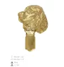 English Springer Spaniel, Springer anglais - broche avec pince, support doré pour numéro de départ, élégante épingle pour exposition de chiens de la marque Art-Dog