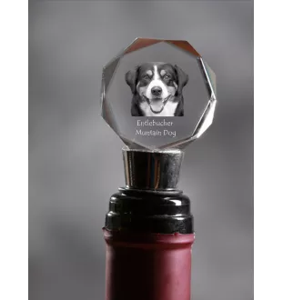 Entlebucher stopper kryształowy  do wina z psem Art-Dog