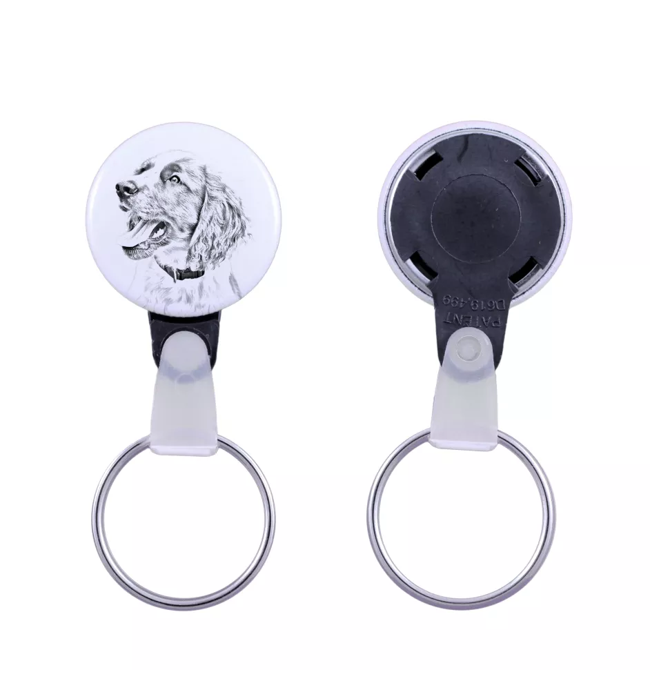 English Springer Spaniel, Springer anglais - porte-clés avec l'image d'un chien, pendentif avec la propre graphique de la marque Art-Dog
