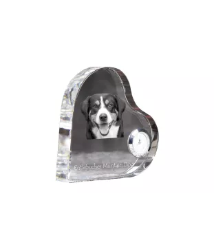 Entlebucher zegar w kształcie serca z psem Art-Dog