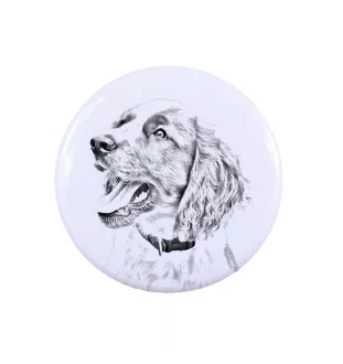 English Springer Spaniel, Springer anglais - badge avec votre chien, ajoutez votre propre photo, marque Art-Dog