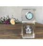 Bouvier de l'Entlebuch - montre en cristal avec photo, photo de chien dans un cristal, horloge de bureau personnalisée de la marque Art-Dog