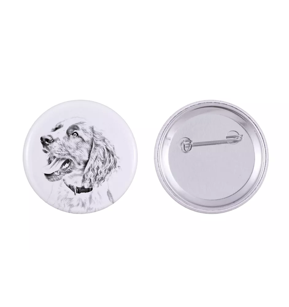 English Springer Spaniel, Springer anglais - badge avec votre chien, ajoutez votre propre photo, marque Art-Dog