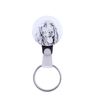 English Setter, Englischer Setter I - Schlüsselanhänger mit dem Bild eines Hundes, Anhänger mit dem eigenen Grafikdesign der Marke Art-Dog