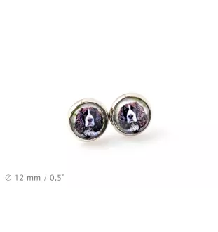 English Springer Spaniel - a set of jewelry with your photo, a woman's ornament, handmade item, a product made with passion for creating the Art-Dog brand.