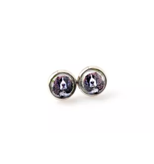 English Springer Spaniel - a set of jewelry with your photo, a woman's ornament, handmade item, a product made with passion for creating the Art-Dog brand.