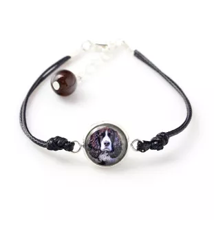 English Springer Spaniel - a set of jewelry with your photo, a woman's ornament, handmade item, a product made with passion for creating the Art-Dog brand.
