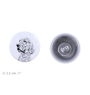 Setter anglais, Setter laverack - boucles d'oreilles uniques avec un chien, votre animal de compagnie sur un porte-clés, marque propre Art-Dog