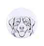 Entlebucher Mountain Dog, Entelbuch Cattle Dog - magnet with a dog's pupil, exceptionally light, strong magnet, handmade product by the Art-Dog brand