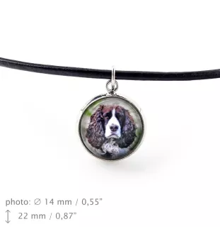 English Springer Spaniel - a set of jewelry in a box, necklace, earrings, bracelet, products from the Art-Dog brand