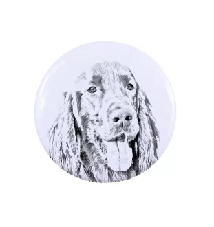 Seter angielski przypinka z psem mała Art-Dog