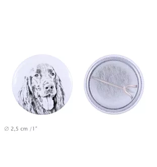 Seter angielski przypinka z psem mała Art-Dog