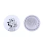 Setter anglais, Setter laverack - badge avec votre chien, ajoutez votre propre photo, marque Art-Dog
