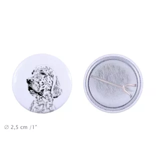 English setter, Lawerack, Laverack - pin with your dog, add your own photo, Art-Dog brand