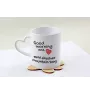 Entlebucher Mountain Dog, Entelbuch Cattle Dog - cup with a dog, adorable cup with a heart-shaped handle, universal gift from the Art-Dog brand