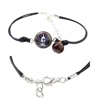 Springer spaniel angielski bransoletka w pudełku ze zdjęciem Art-Dog