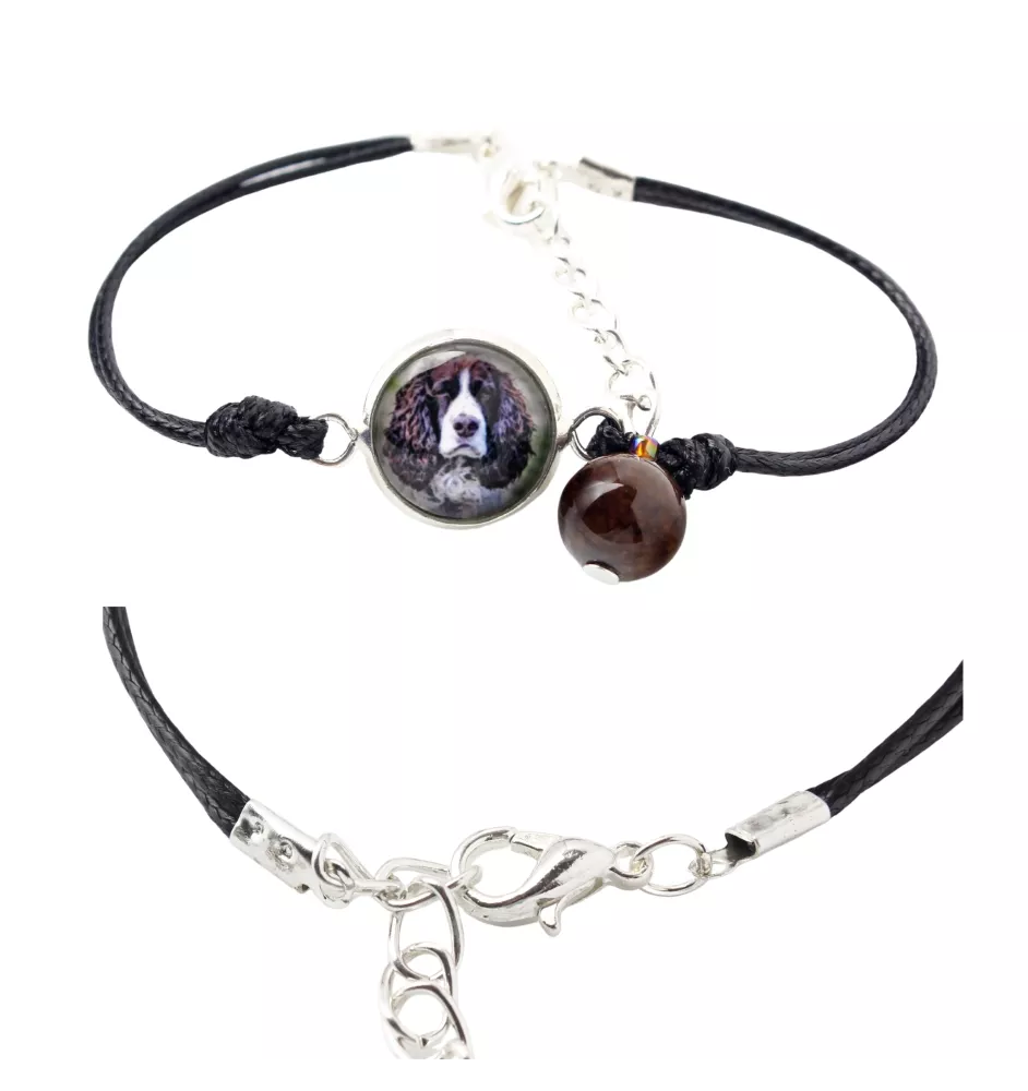 English Springer Spaniel - Armband in einer Schachtel mit Ihrem Foto, femininer Schmuck, ein ausgezeichnetes Geschenk der Marke Art-Dog.