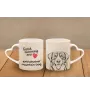 Entlebucher Mountain Dog, Entelbuch Cattle Dog - cup with a dog, adorable cup with a heart-shaped handle, universal gift from the Art-Dog brand
