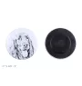 Setter anglais, Setter laverack I - aimant avec un œil de chien, exceptionnellement léger, aimant puissant, produit fabriqué à la main par la marque Art-Dog