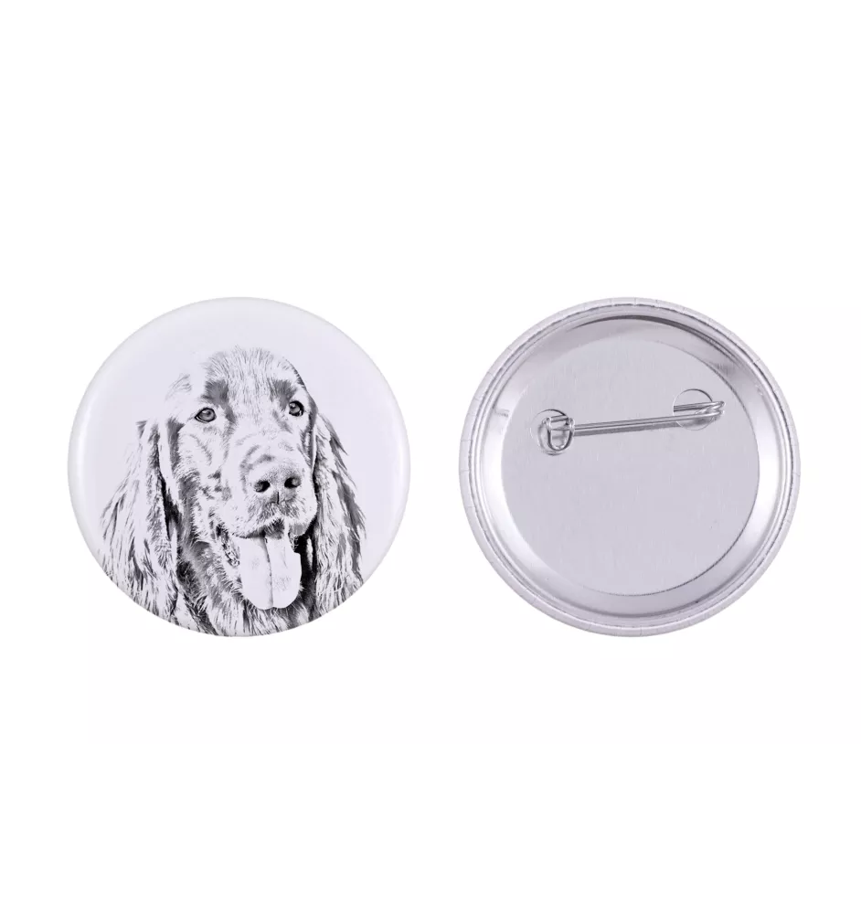 Setter anglais, Setter laverack I - badge avec votre chien, ajoutez votre propre photo, marque Art-Dog