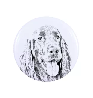 Setter anglais, Setter laverack I - badge avec votre chien, ajoutez votre propre photo, marque Art-Dog