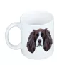 English Springer Spaniel, Springer anglais - tasse avec une photo et un motif de chien géométrique Art-Dog