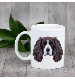 Springer spaniel angielski kubek geometryczny Art-Dog